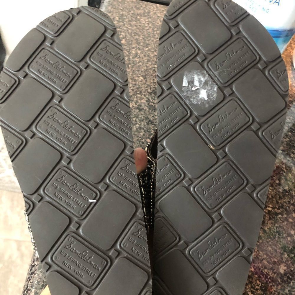 Sam Edelman Annalee Pewter Beaded Leather Sandals S : 6 - Picture 6 of 12